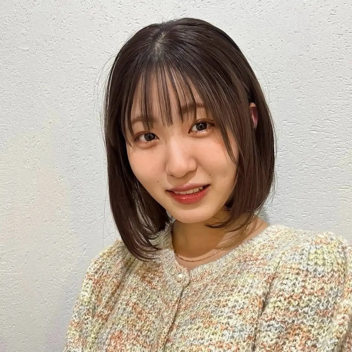 ショート カラー ヘアカラー はるな/透明感カラー /暖色カラーのヘアスタイル