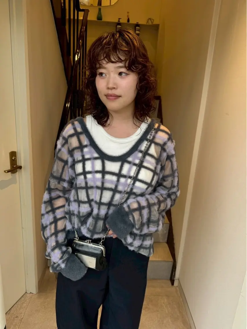 ミディアム パーマ glad hairのヘアスタイル