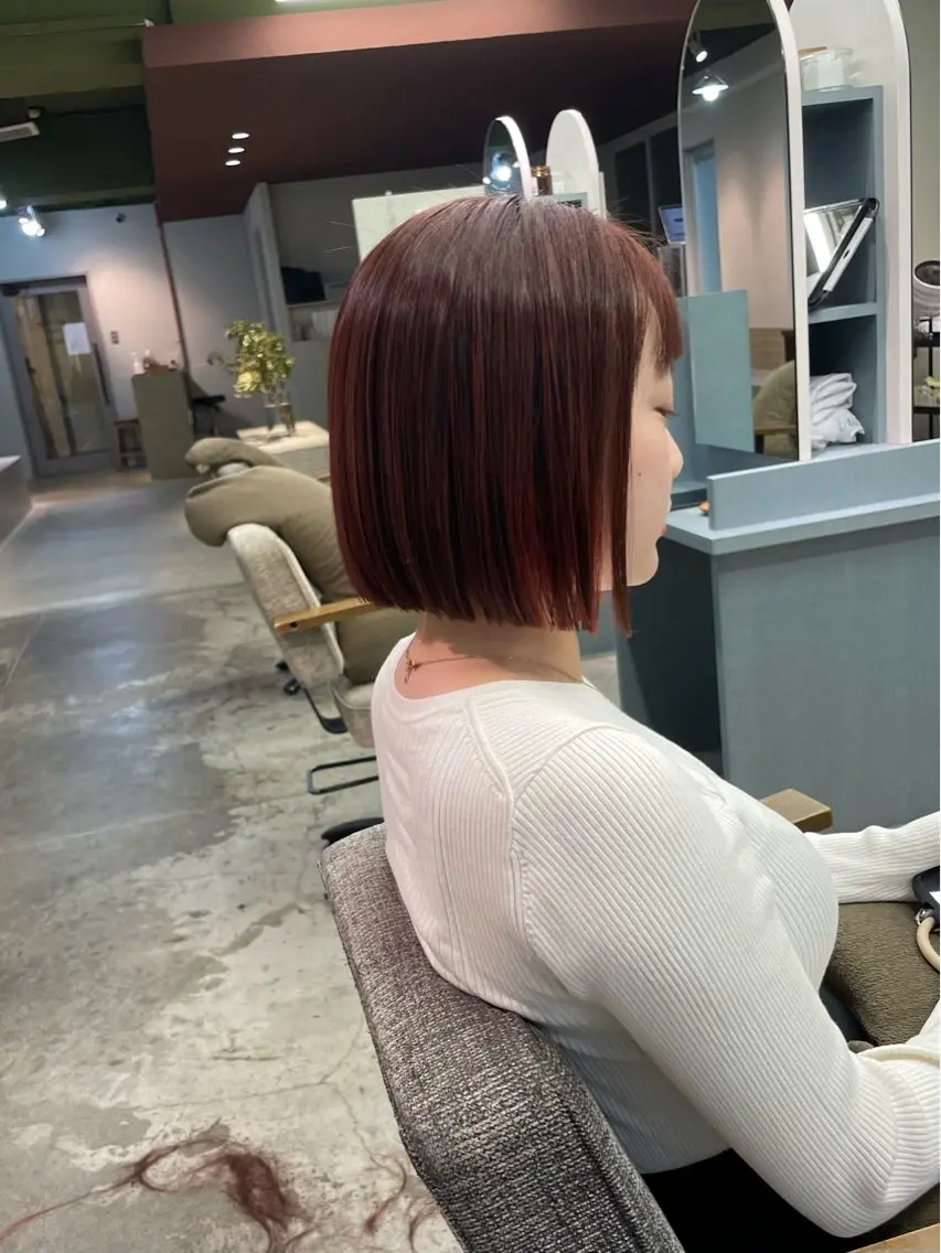 ショート ボブ 末永 晃久のヘアスタイル