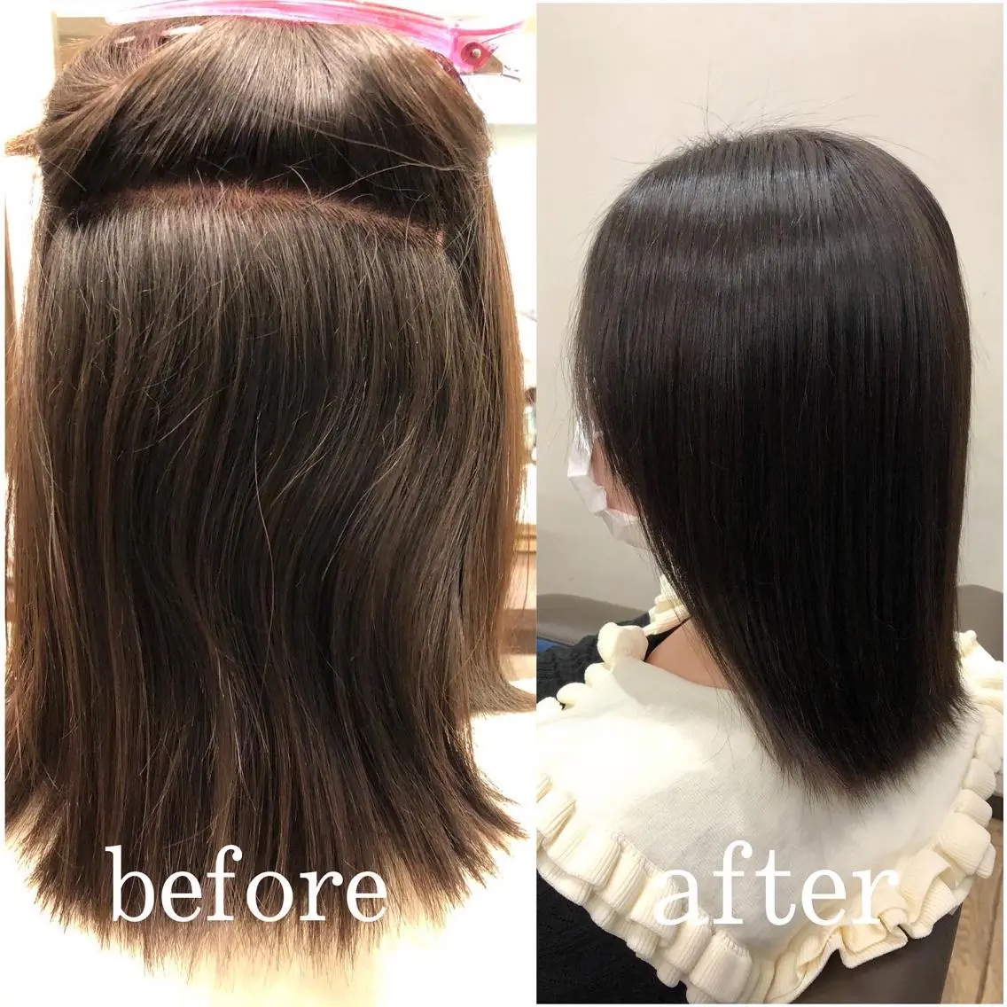 ミディアム 縮毛矯正 カットモデル募集中✨ そや　こうせいのヘアスタイル