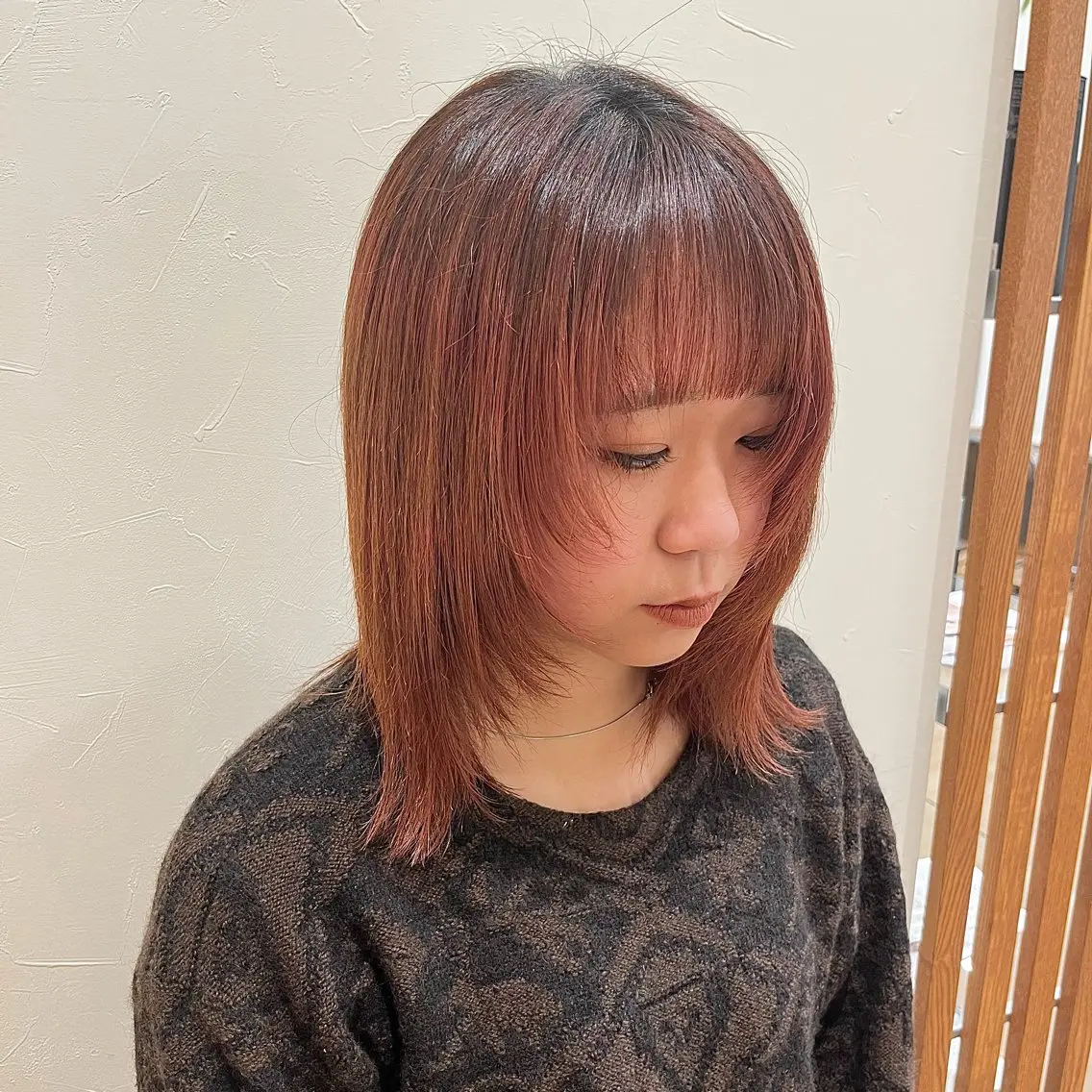 ミディアム レイヤーカット トヨダ🤍 パーマのヘアスタイル