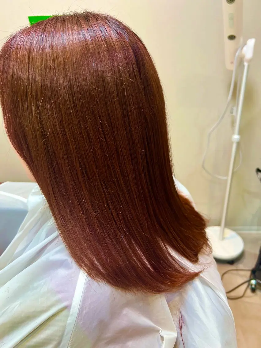 💜カット+髪質改善INカラー+キューティクルトリートメント💜の写真