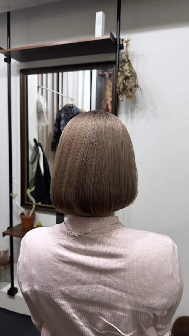 ショート カラー カット ヘアカラー 椎葉 祐也のヘアスタイル
