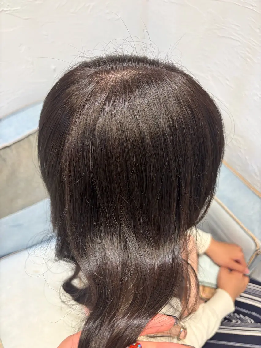 セミロング カラー ブラウンカラー ナチュラルブラウン ヘアカラー Agu.hair_ ミナミのヘアスタイル