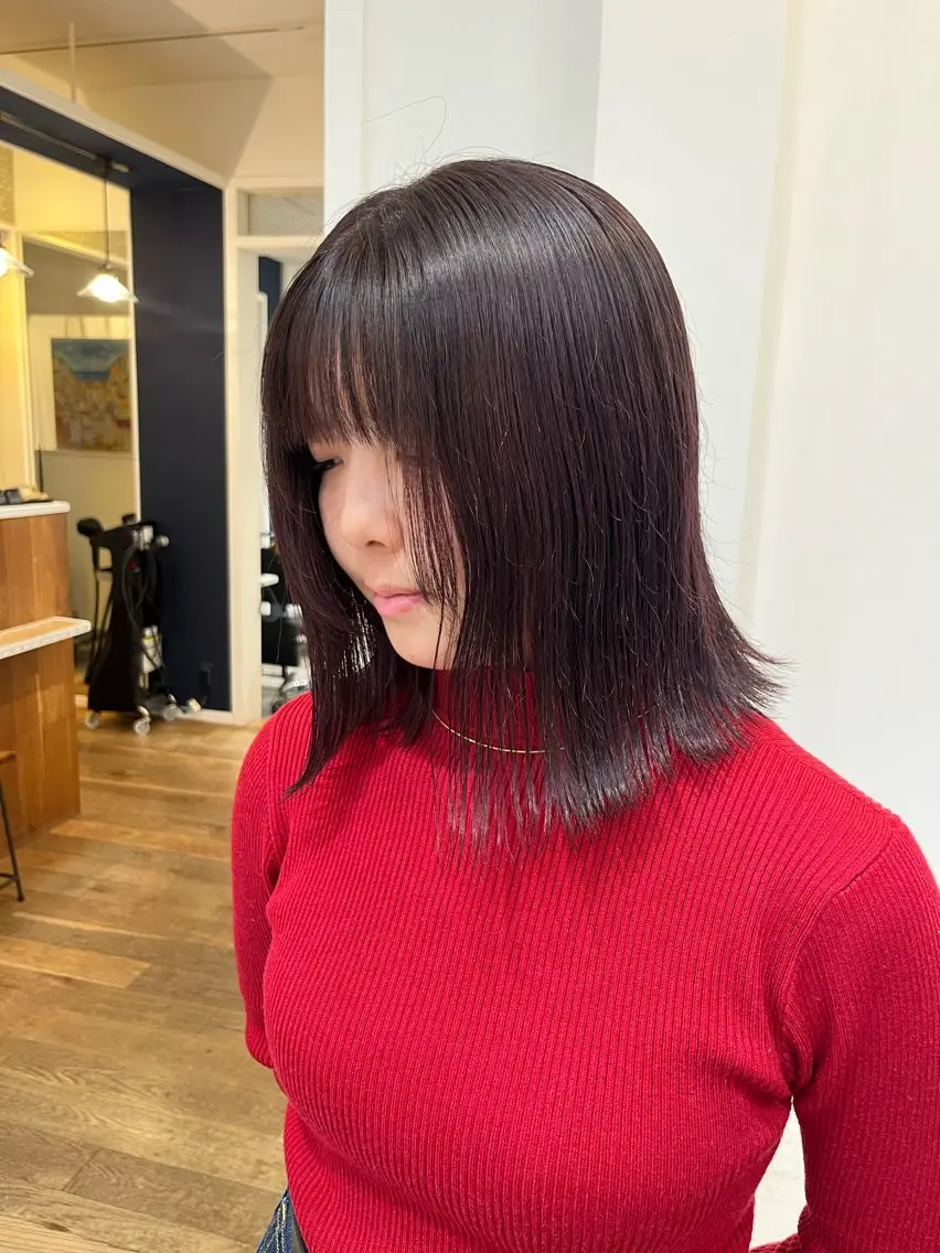 【ご来店3回目以降の方へ】✂️カット✂️+ワンカラー🌷+ケアトリートメント✨の写真
