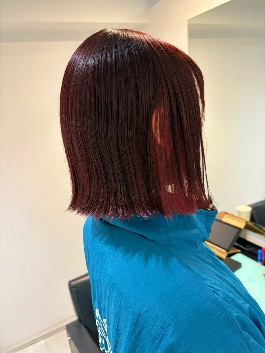 ショート カラー パーソナルカラー合わ せたカラー🤍なつみのヘアスタイル