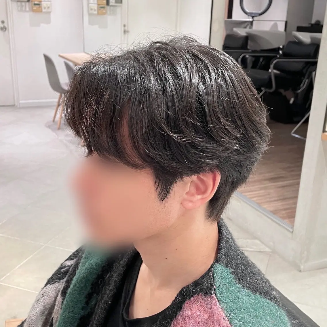 ショート カラー パーマ ヘアアレンジ メンズ カット パーマ ヘアセット パク・ボミン小野リエ 韓国ハーフ🦊のその他イメージ
