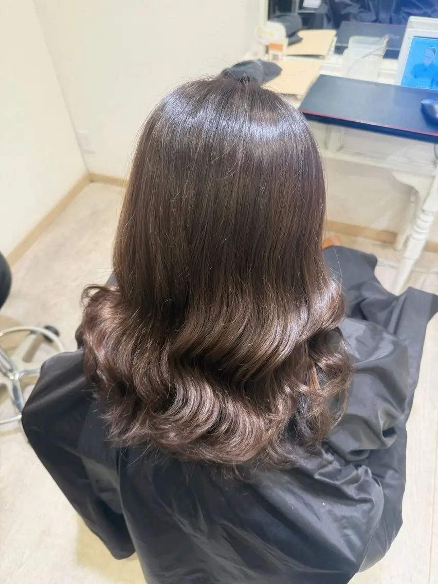 カラー ヘアカラー ✨️ブリーチなしカラ ー✨️/朝香のヘアスタイル