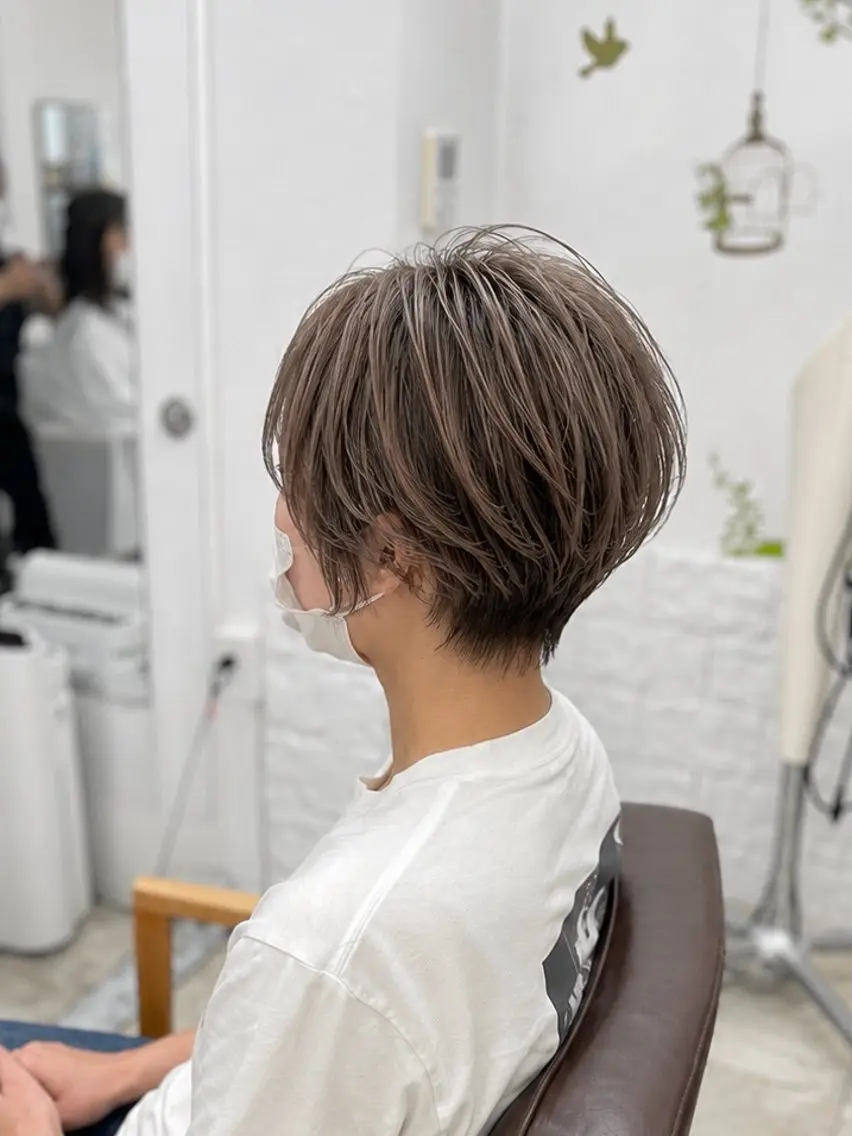 ショート カラー ショート特化 💐川崎希💐のヘアスタイル