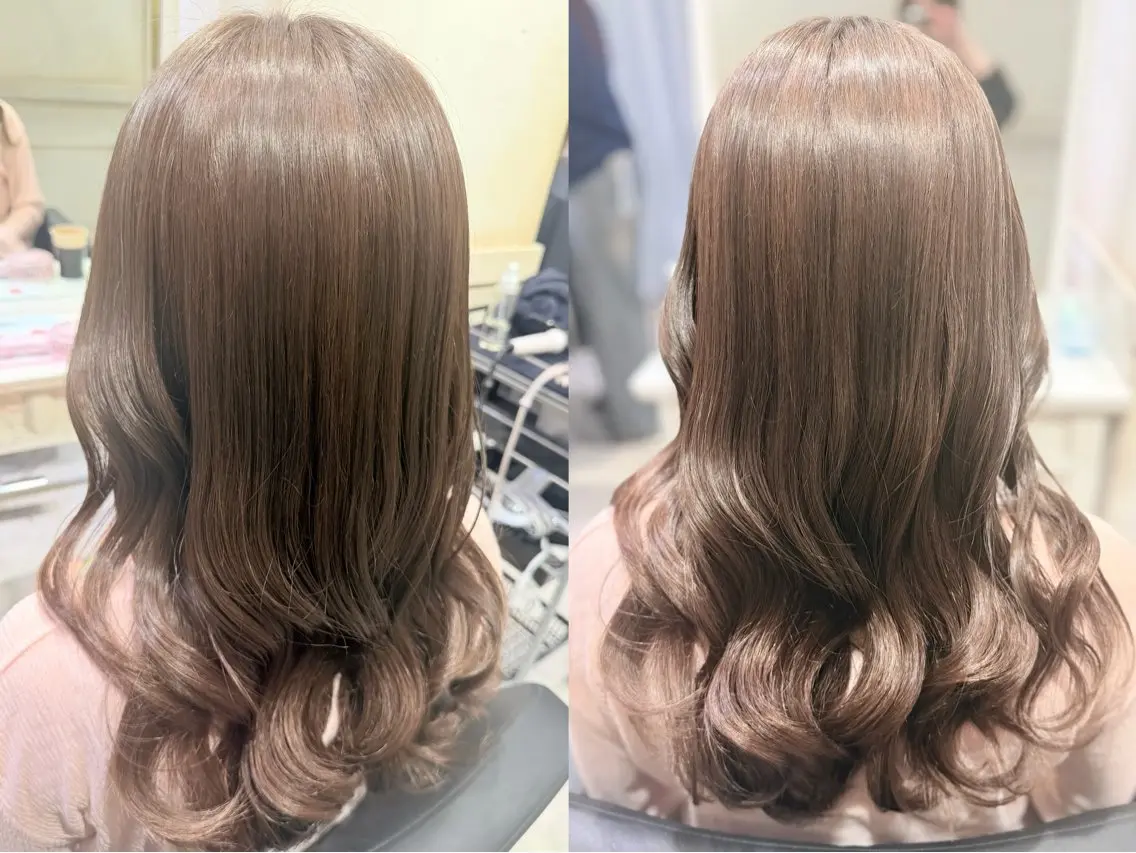 ✨当日限定✨ダメージレスカラー嬉しい3stepトリートメント付きの写真