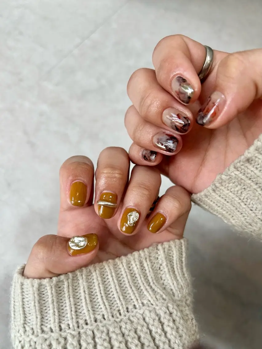 ネイル ハンドネイル フットネイル TESORO nailのネイルデザイン