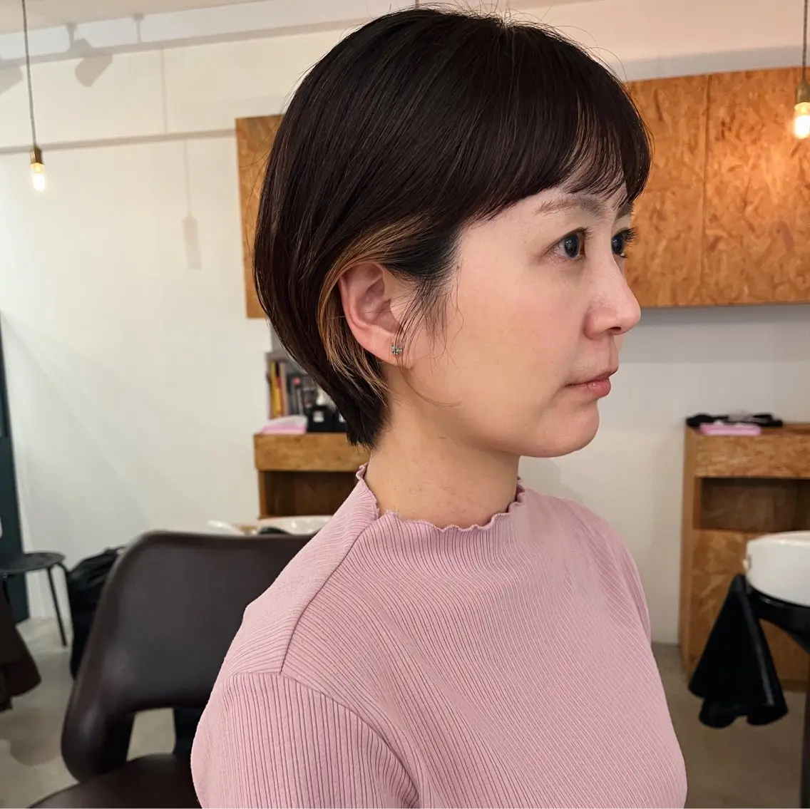 ショート ショートヘア 暖色/パーマ 🌼クニトウメイのヘアスタイル