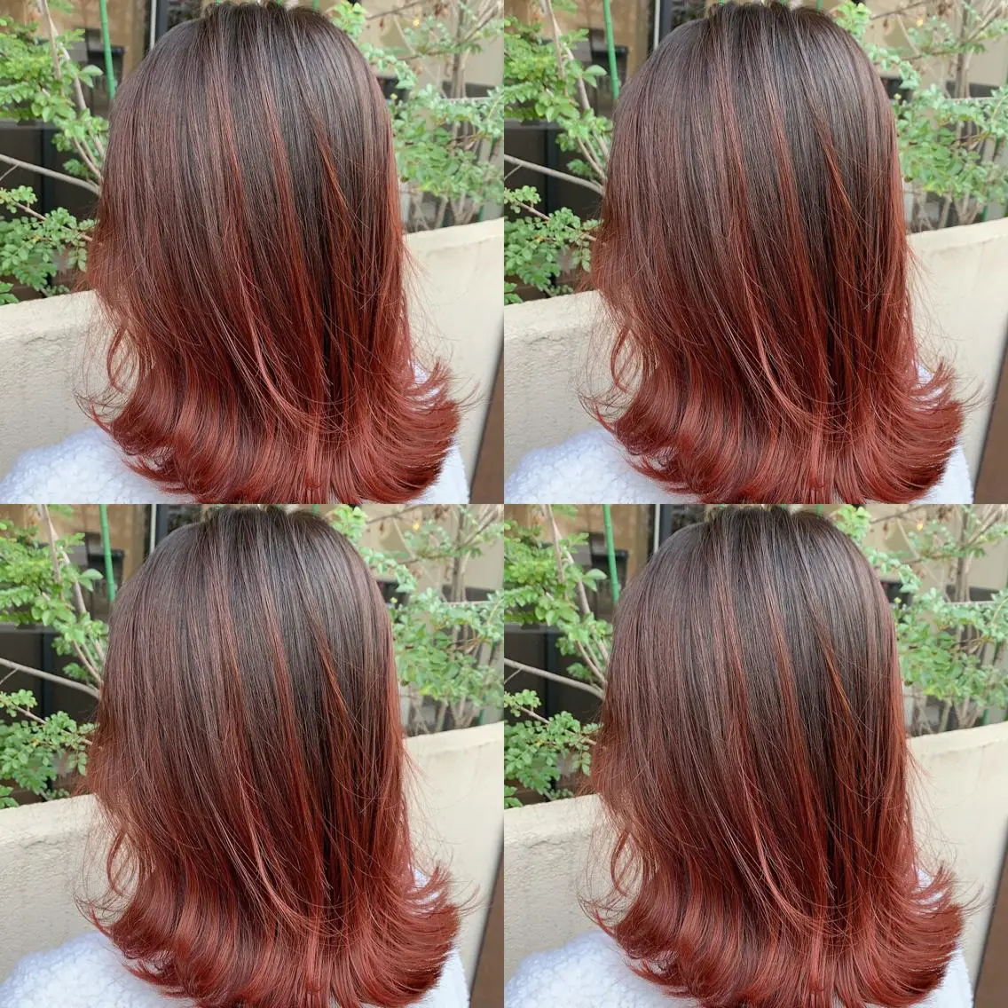 セミロング カラー バレイヤージュ グラデーションカラー レイヤーカット ヘアカラー 似合わせ/ カラー.岡田友仁のヘアスタイル