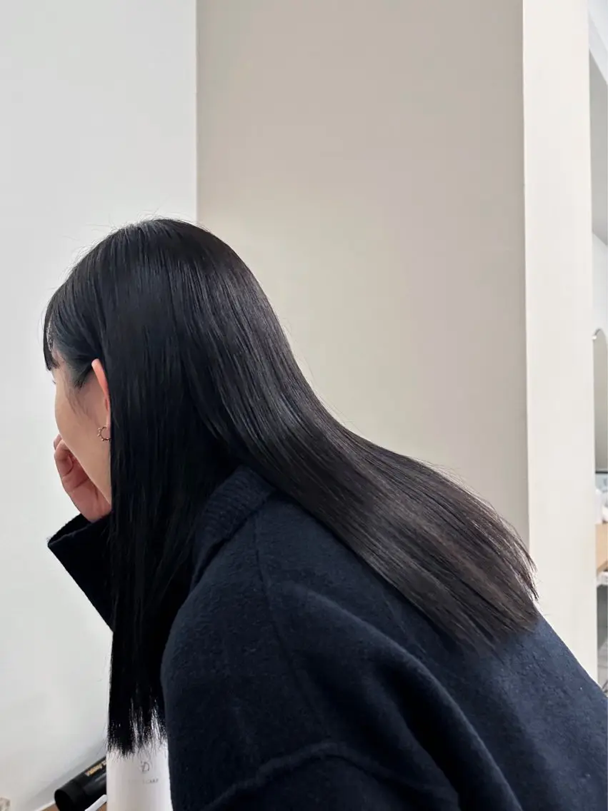 セミロング カラー キッズ カット ヘアカラー オトナヘア🌸 harukaのヘアスタイル