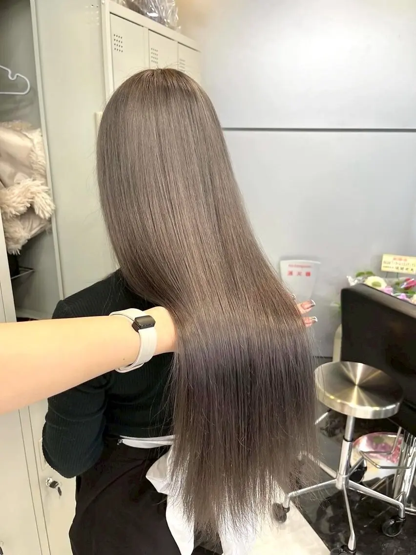 ロング メンズ特化✨️ 韓国風パーマ🔥一八のヘアスタイル