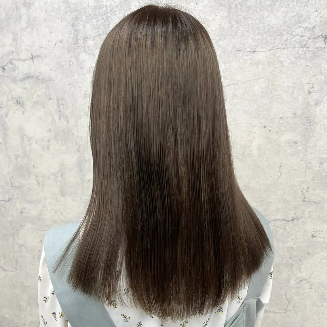 セミロング 縮毛矯正 ♱·༝ホノカ.⋆♱【 艶髪/透明感カラー】のヘアスタイル