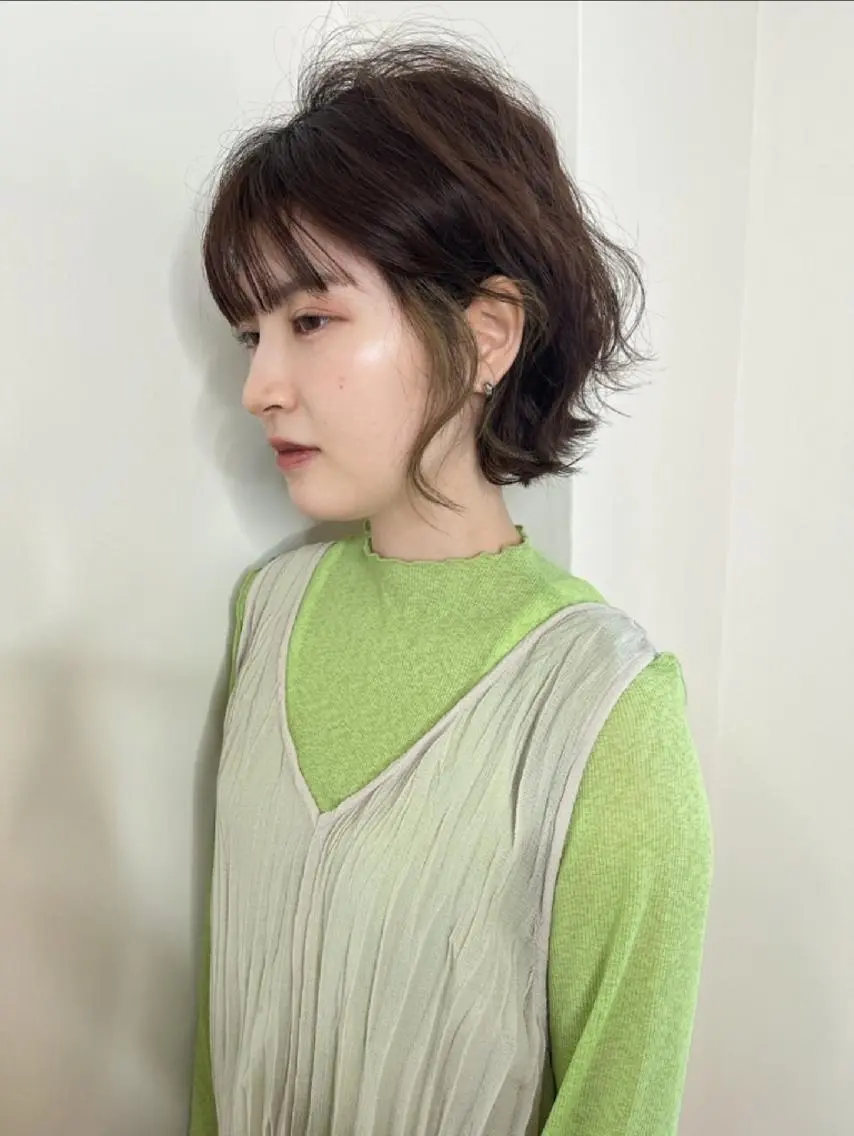 《新規限定》🌟透明感ヘアカラーショート🌟の写真