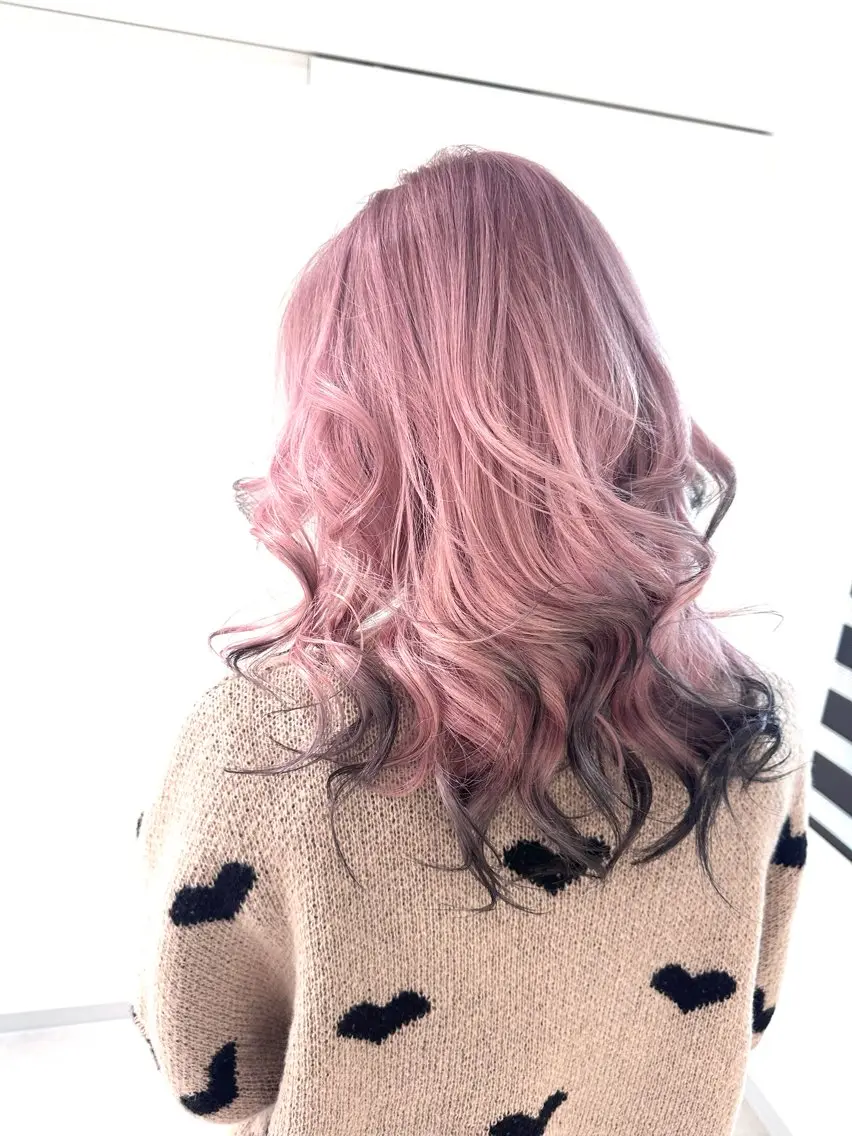 ロング カラー カット ヘアカラー 加藤 佑二のヘアスタイル