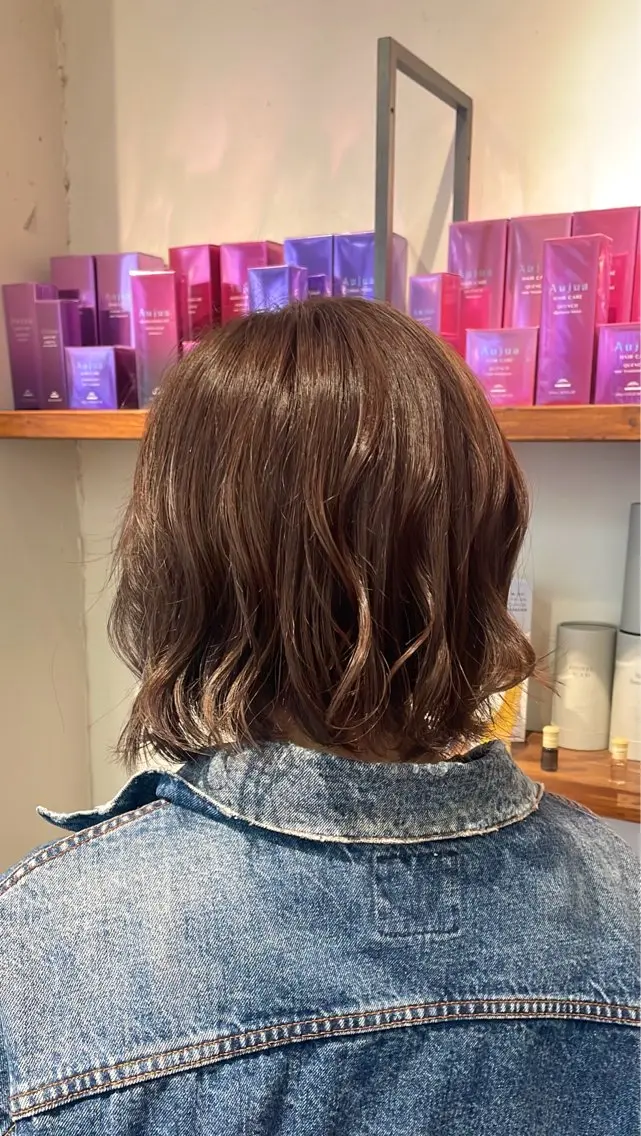 カラー ヘアカラー トリートメント このみ/透明感カラー /ヘアアレンジ🫧のヘアスタイル