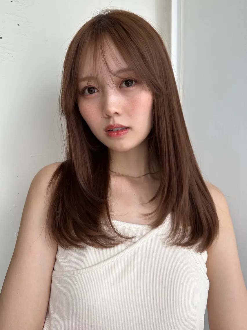 セミロング 無料カット/ ショート特化/表参道のヘアスタイル