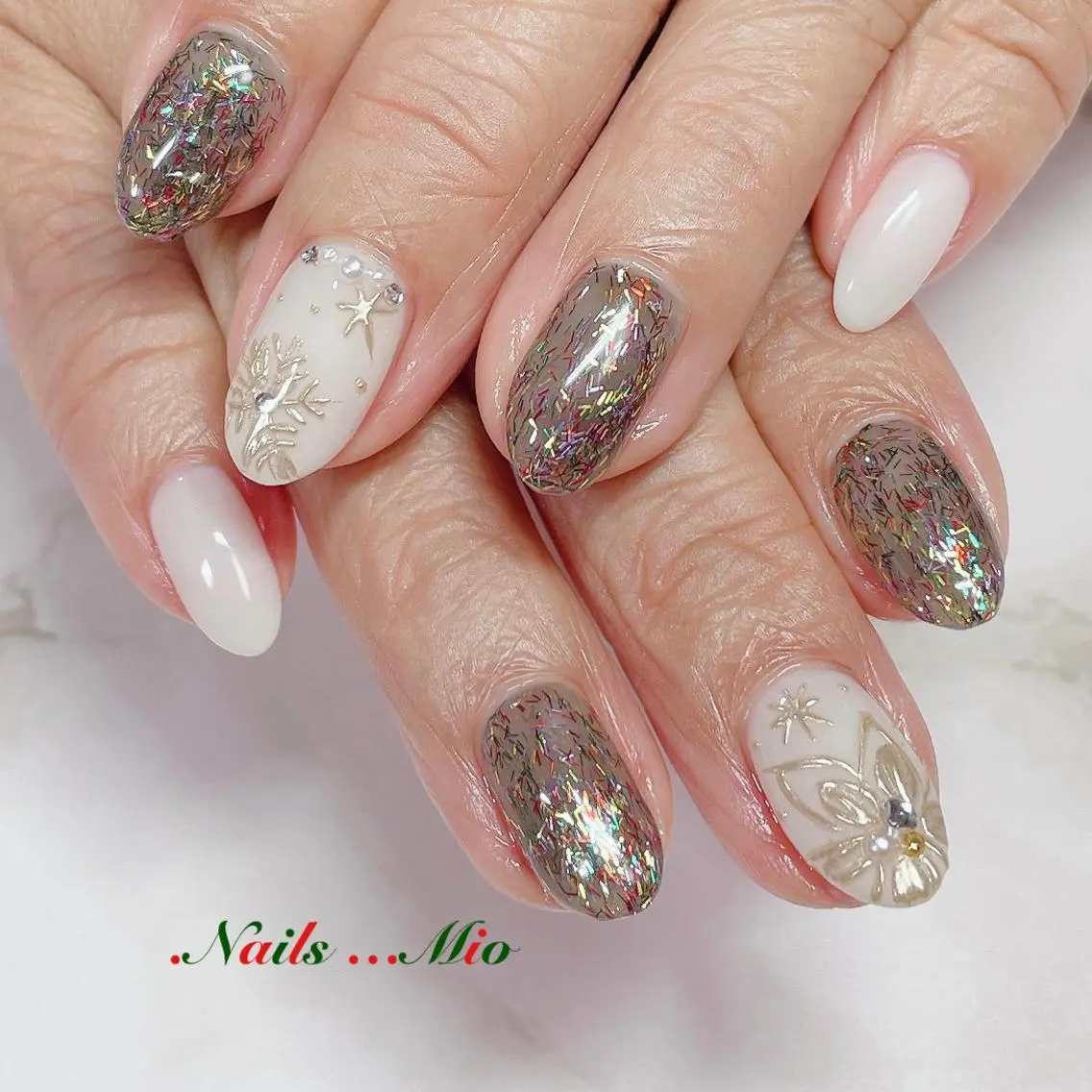 ネイル アートネイル ジェルネイル .Nails Mio 赤羽西ネイルサロンのネイルデザイン
