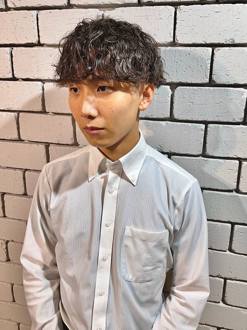 ショート パーマ メンズ メンズパーマ職人 加藤 弘貴のヘアスタイル