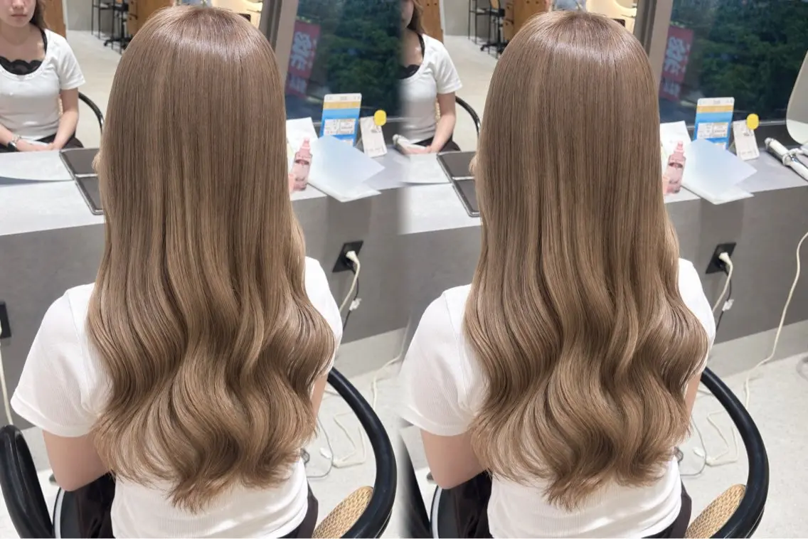 カラー すずき あいりのヘアスタイル