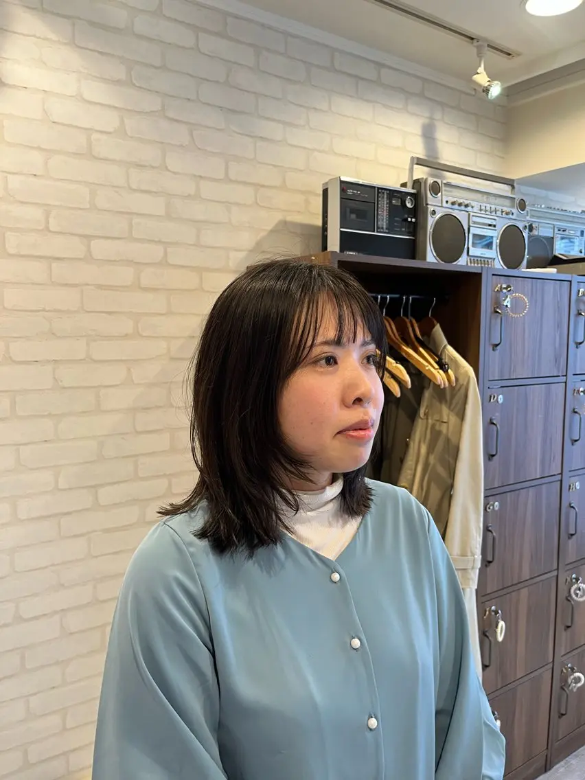 ミディアム 阿部 うららのヘアスタイル