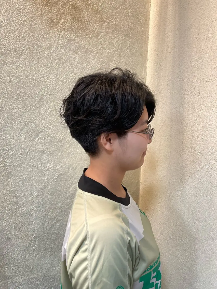 ショート ショートヘア カット パーマ 大庭 萌瑚のヘアスタイル