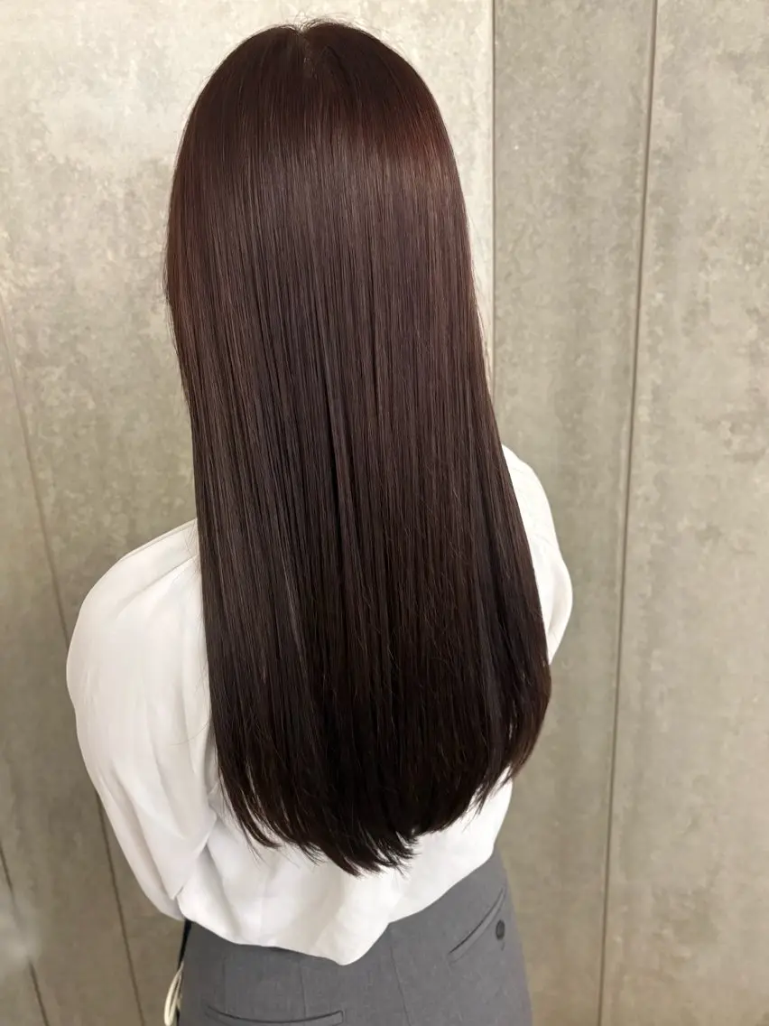 ロング カラー ラベンダーカラー 水口 碧斗のヘアスタイル