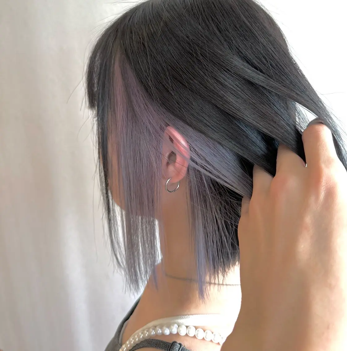 ミディアム カラー ヘアカラー 艶髪カラー/髪質改善 細貝 舞利のヘアスタイル