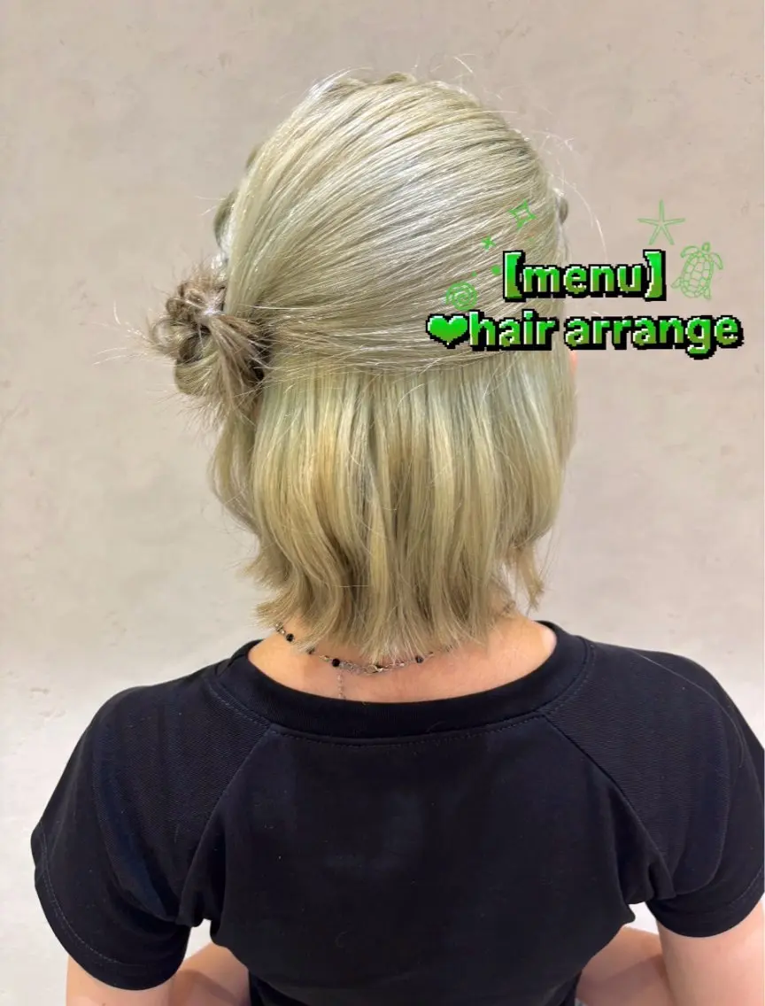 【🎀ボブさん必見🎀✨短くてもとびきり可愛く✨】 💇🏻♀️ボブヘアアレンジ💖の写真