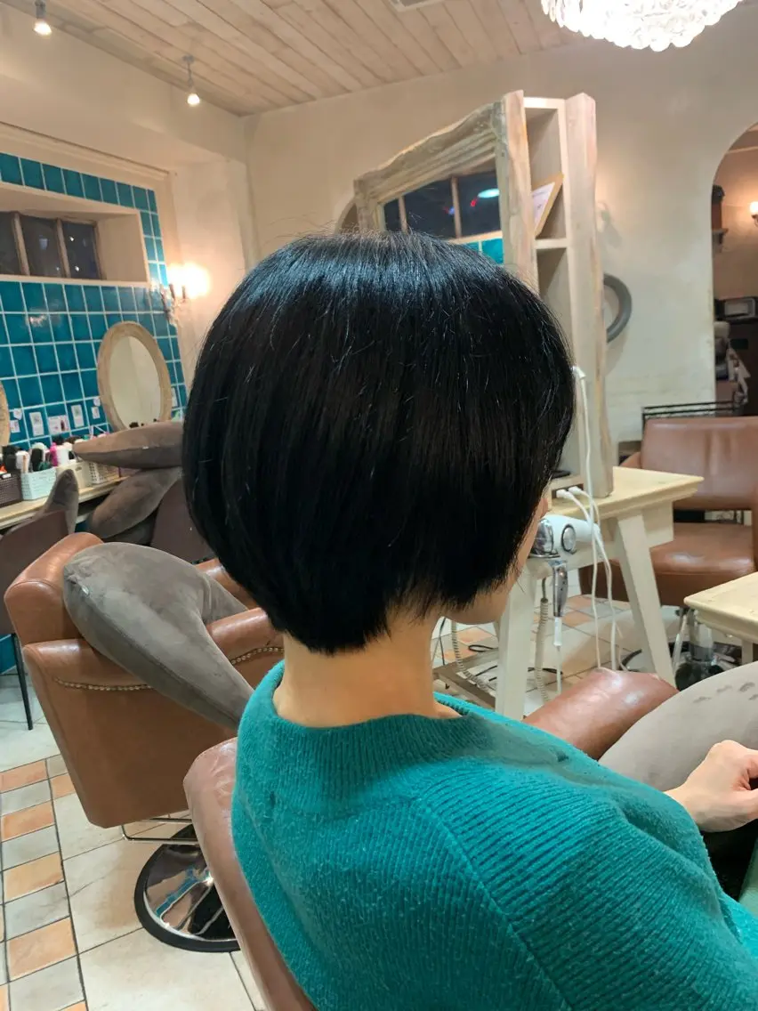 ショート ショートヘア amie by afloatのヘアスタイル