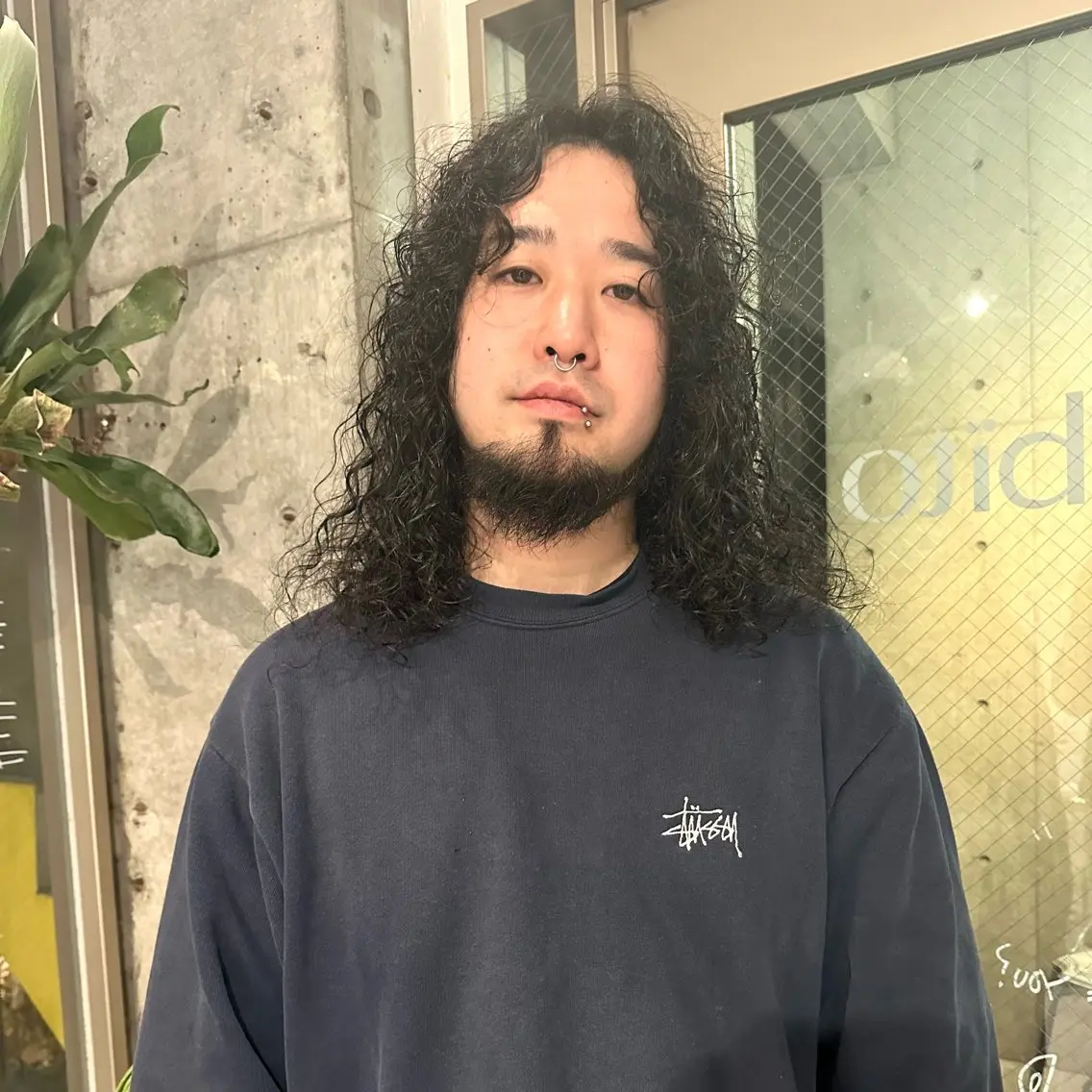ロング パーマ メンズ メンズパーマ ロング スパイラルパーマ カット パーマ 🌈圧倒的デザイン パーマ　関和希のヘアスタイル