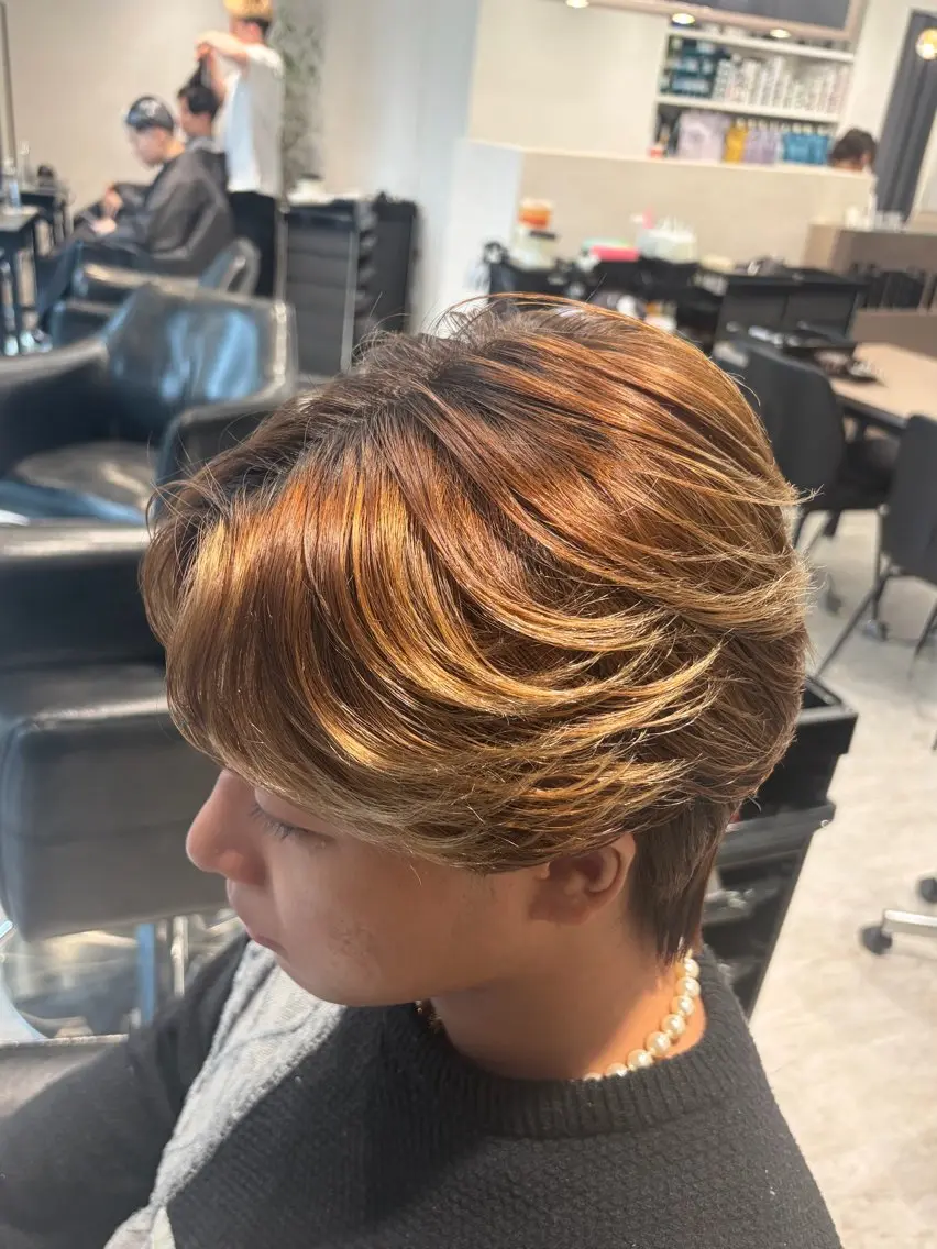 メンズ カット 縮毛矯正 🍒KUMAGAI 🍒のヘアスタイル
