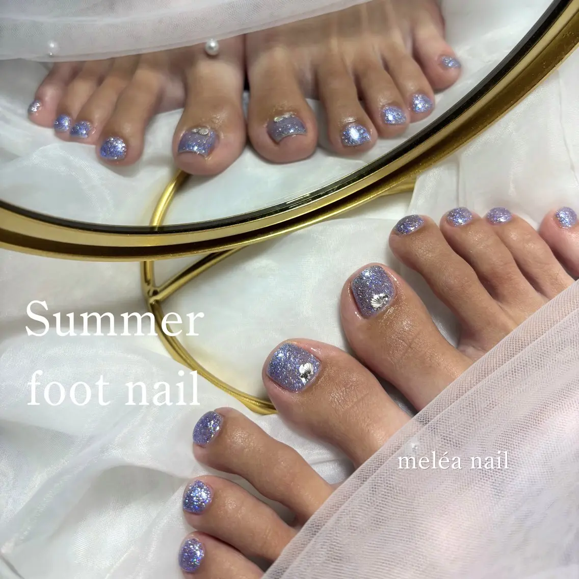 ネイル アートネイル フットネイル Mika meléa nailのネイルデザイン