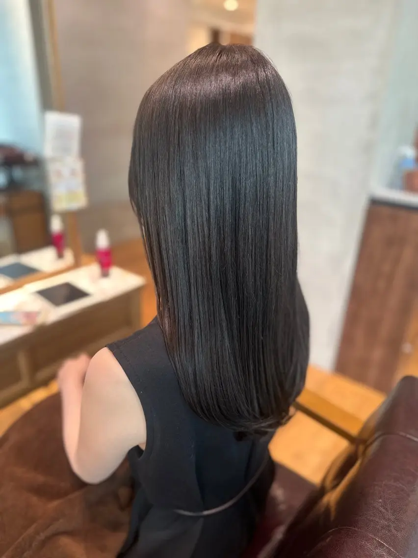 セミロング 後藤 梨乃のヘアスタイル