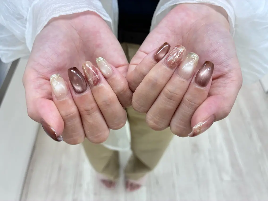ネイル Ocean nail パラジェル 取扱い店のネイルデザイン