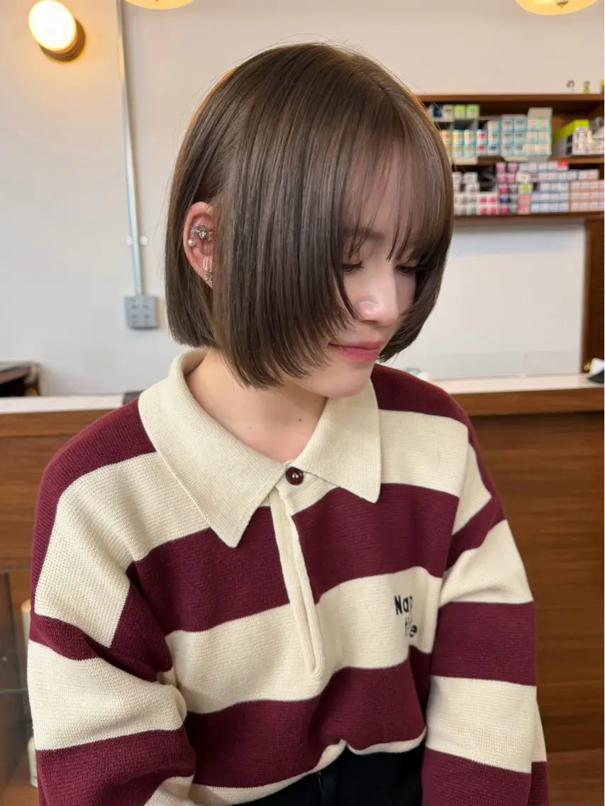 ミディアム カラー 大阪梅田/ イマムラミヅキのヘアスタイル