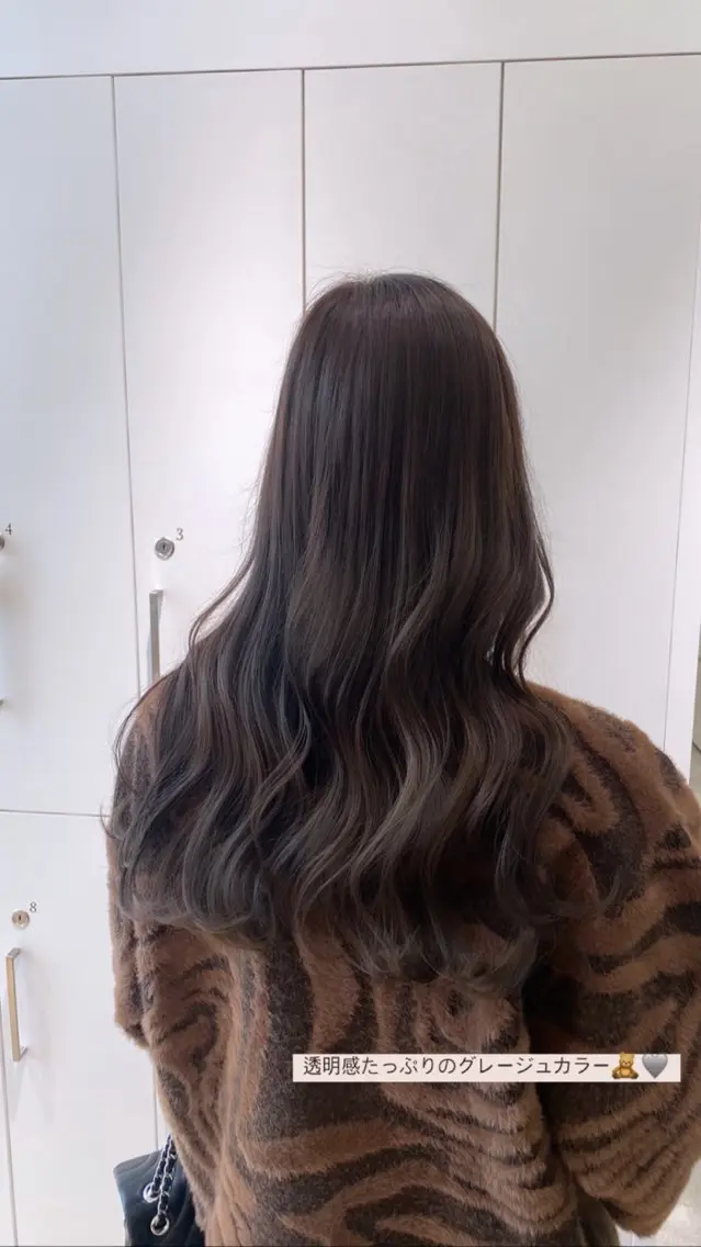 ロング カラー ParveMix 🪽鳥取彩花のヘアスタイル