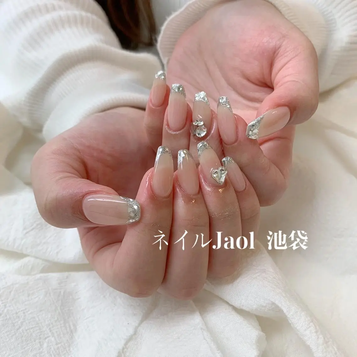 セミロング ネイルJaol 池袋のネイルデザイン