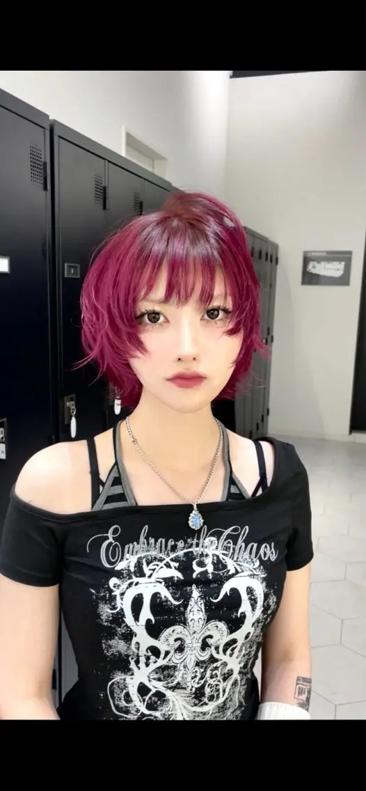 ショート 顔周りカット 似合わせカット ヘアカラー トリートメント TOMIKUDA RIOのヘアスタイル