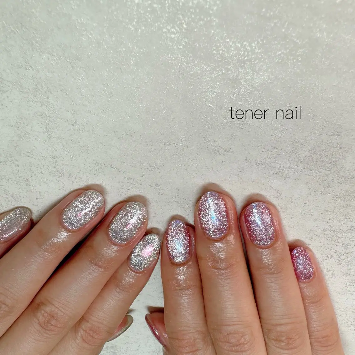 ネイル オーロラネイル マグネットネイル ハンドネイル テネルネイル tener nailのネイルデザイン