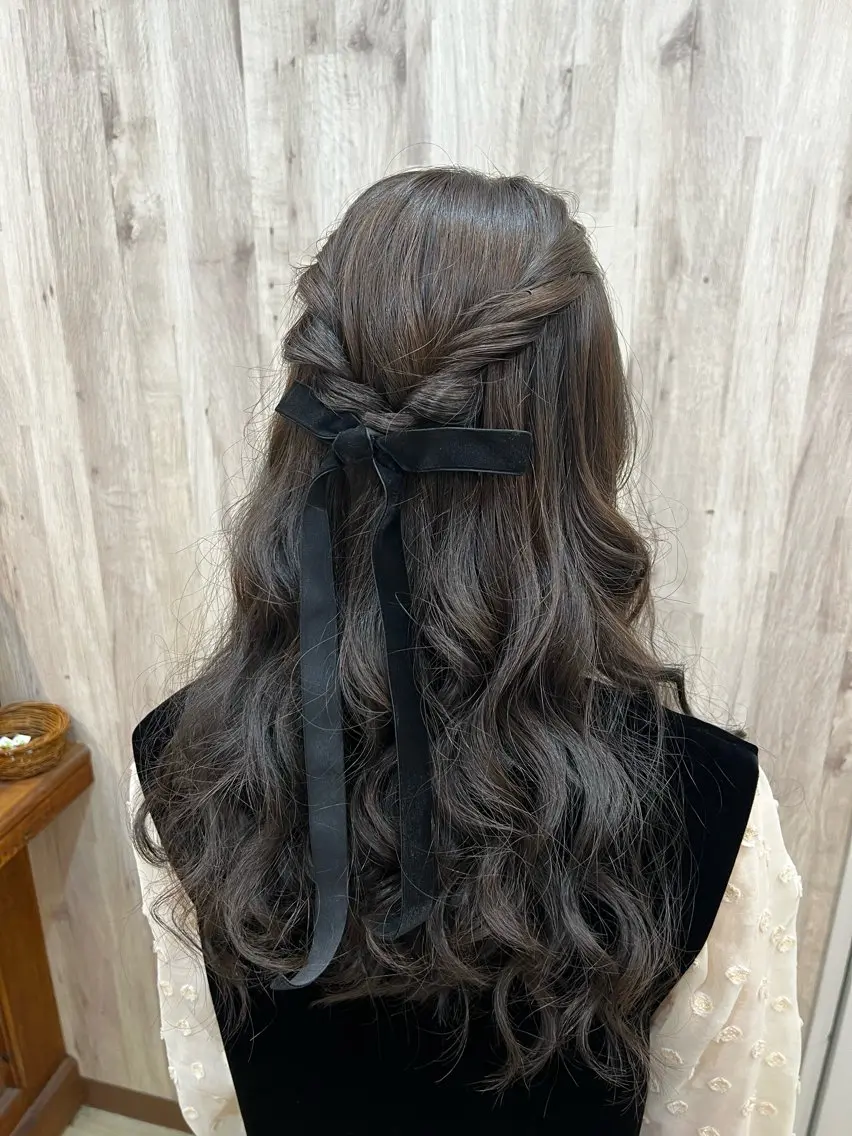 ネイル ヘアセット ヘアメイクネイリスト hidemi中目黒のヘアスタイル