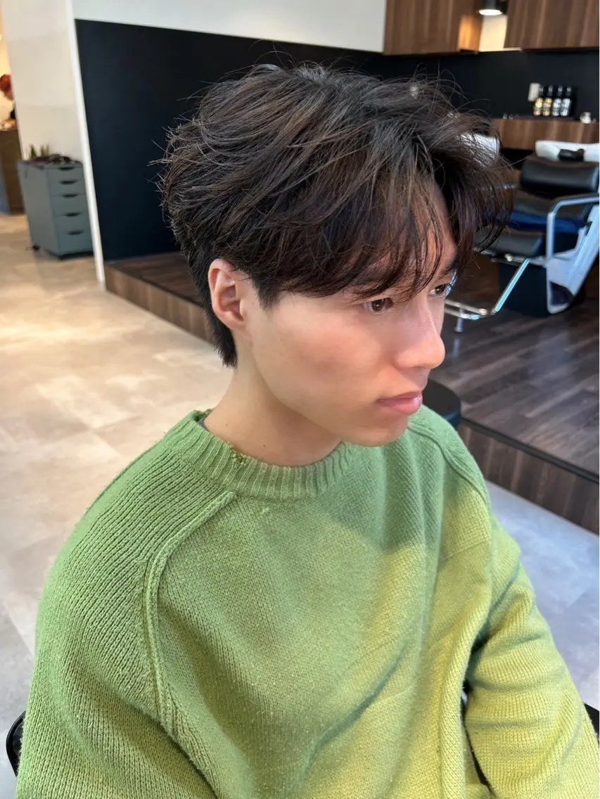 パーマ メンズ 韓国風メンズカット 🇰🇷小川優のヘアスタイル