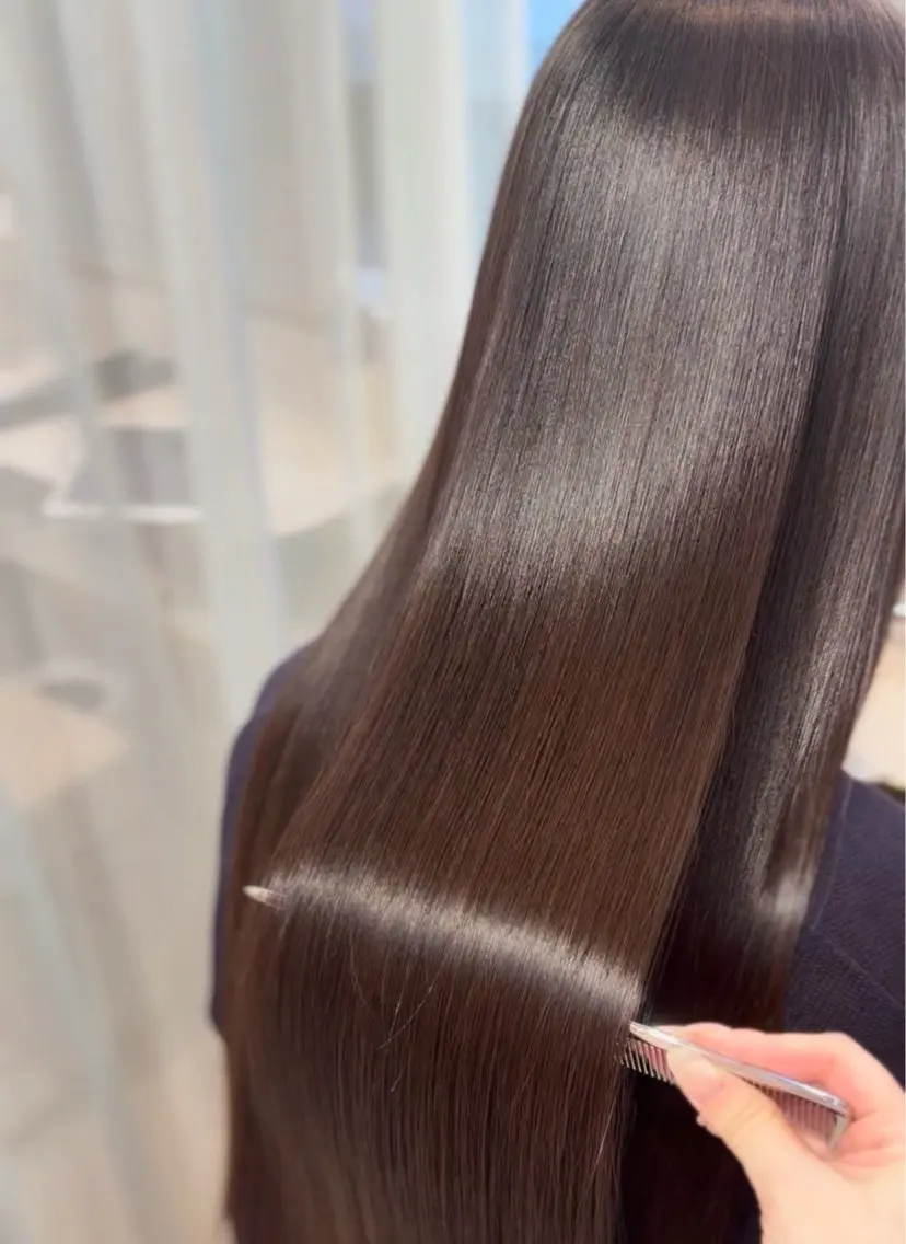 ロング 髪質改善 トリートメント HALO treatmentのヘアスタイル