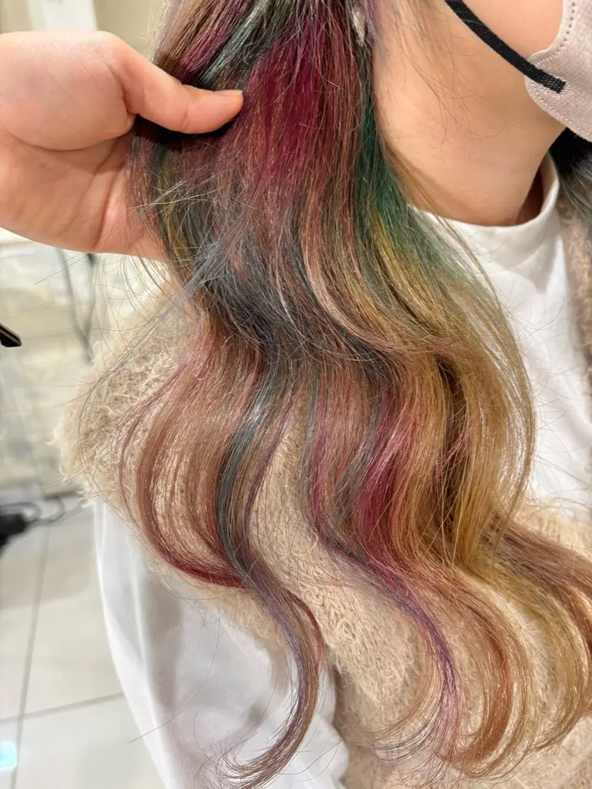 ロング カット ヘアカラー トリートメント 広がり、まとまらない お悩み改善/ 中田のヘアスタイル