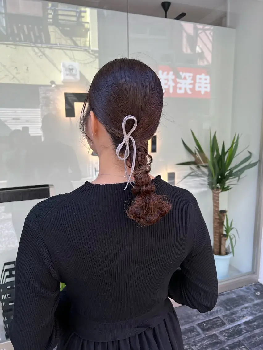 ミディアム カラー ヘアアレンジ 「sumi」 AMIのヘアスタイル