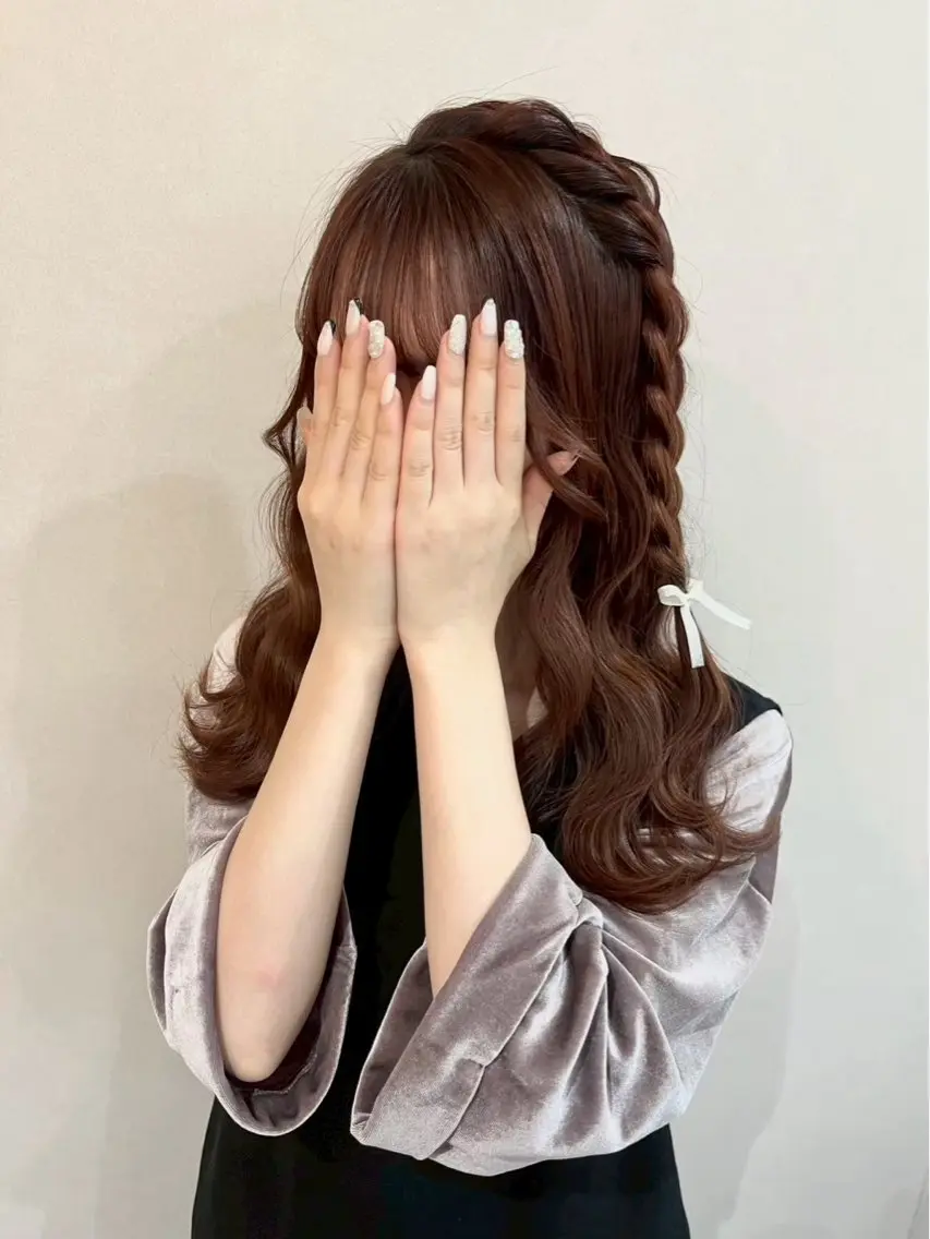 ヘアアレンジ ヘアセット Mila Chisaのヘアスタイル