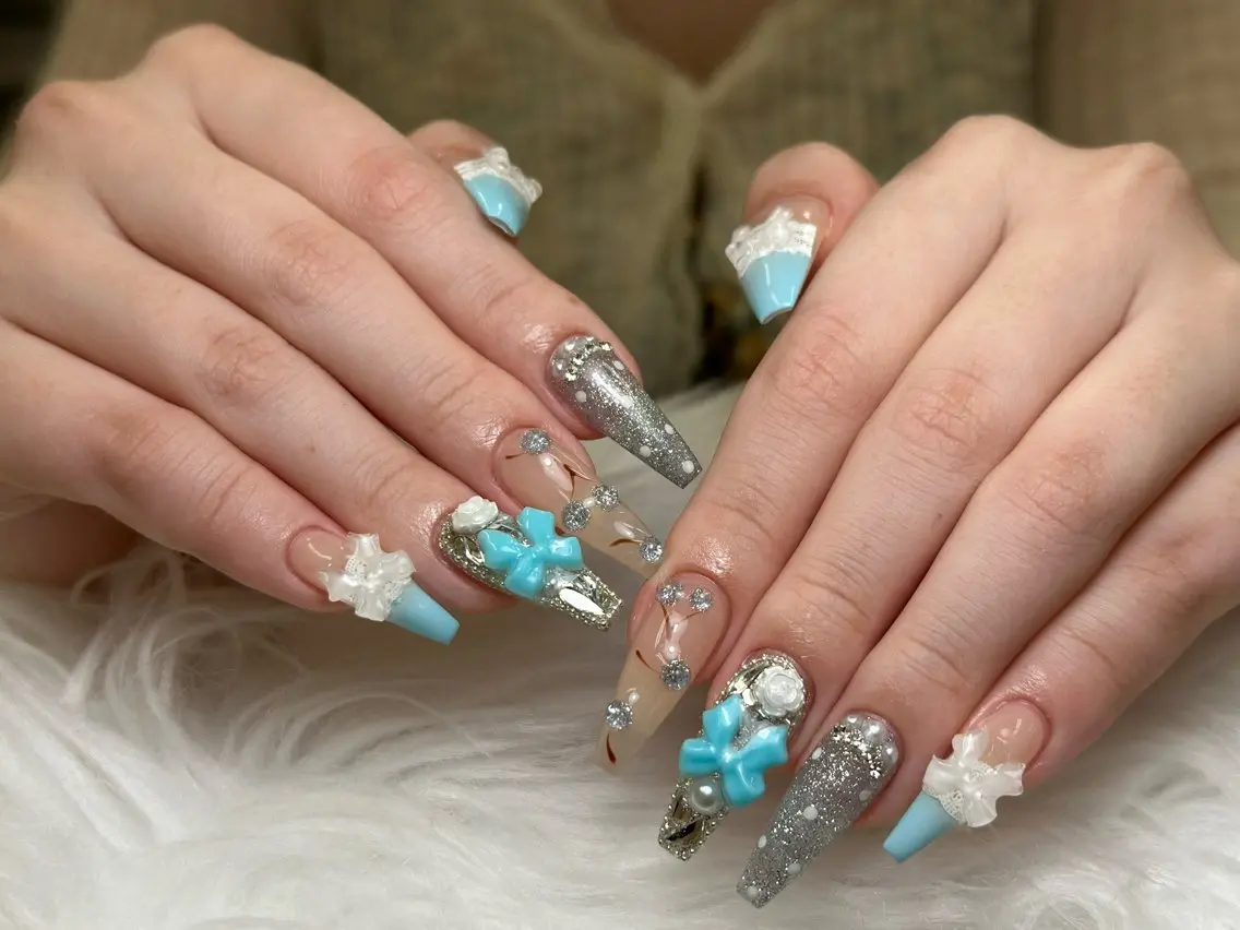 ネイル アニマル柄 ブラウン フットネイル フレンチネイル 韓国ネイル Lisa Nail Salonのネイルデザイン